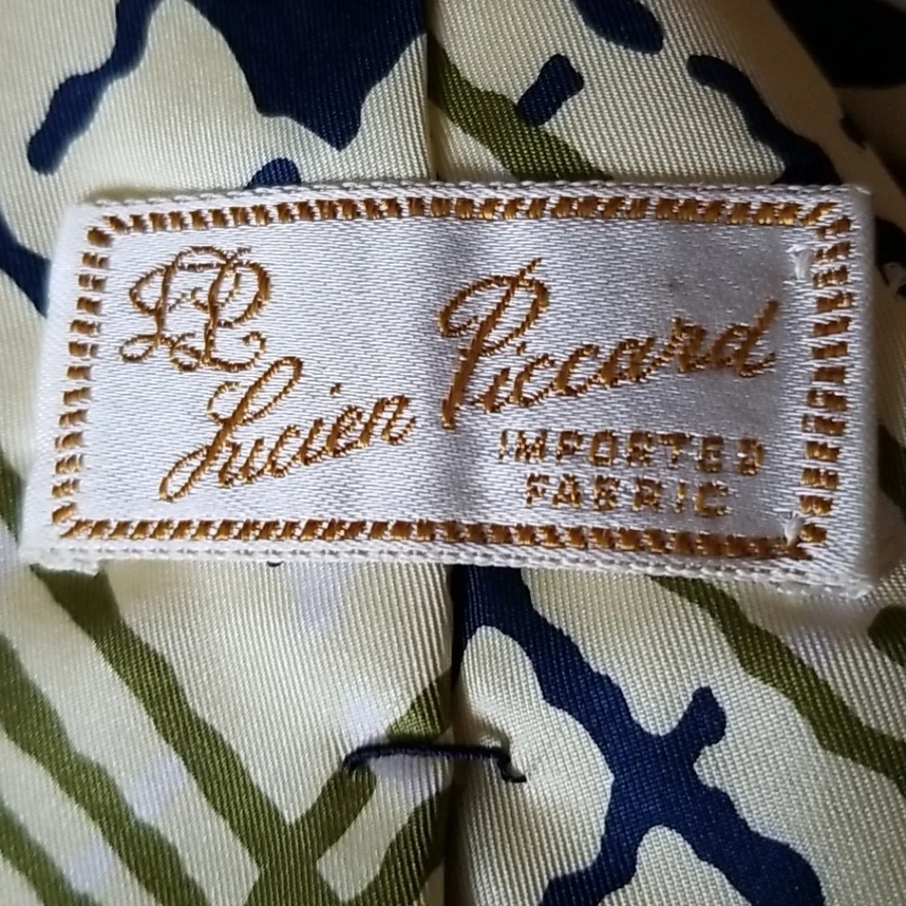 VTG. Lucien Piccard Abraham Straus Silk Retro Tie